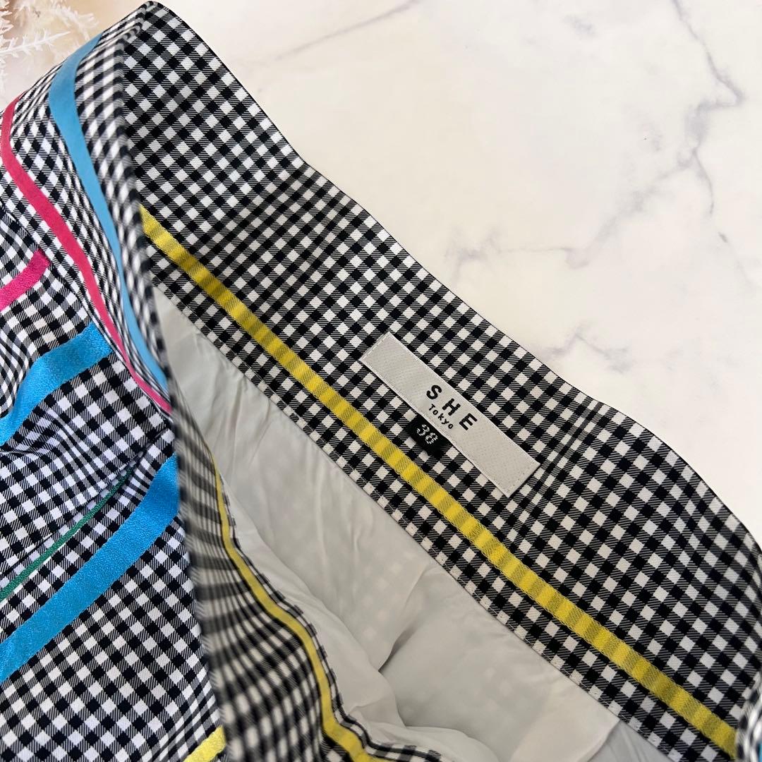 SHE Tokyo シートーキョー Elliy gingham stripe