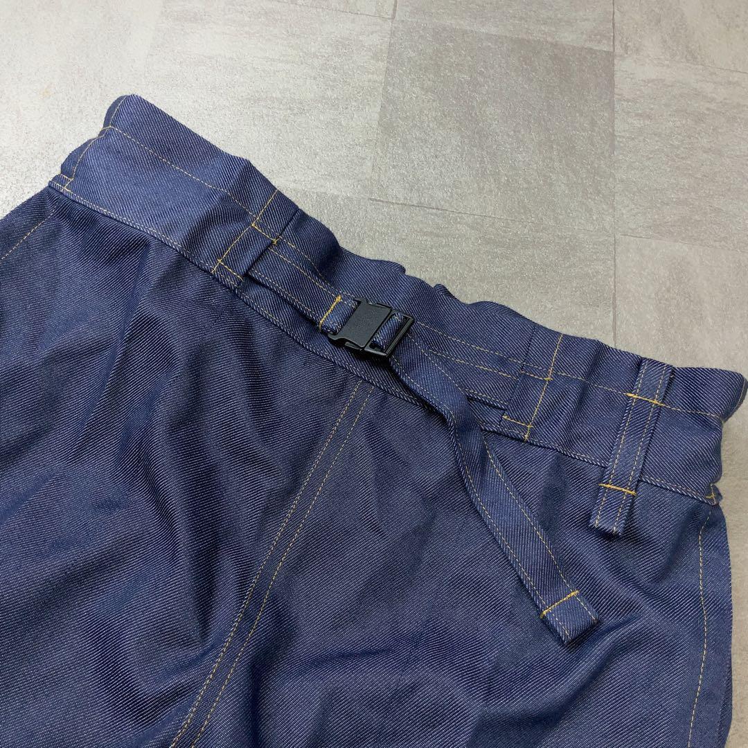 極美品 me ISSEY MIYAKE ワイドデニムパンツ FLATDENIM