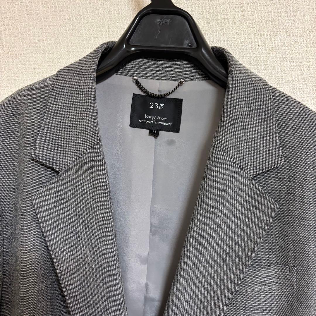 ♦︎美品♦︎23区×INHITEX★テーラードジャケット　大きいサイズ48