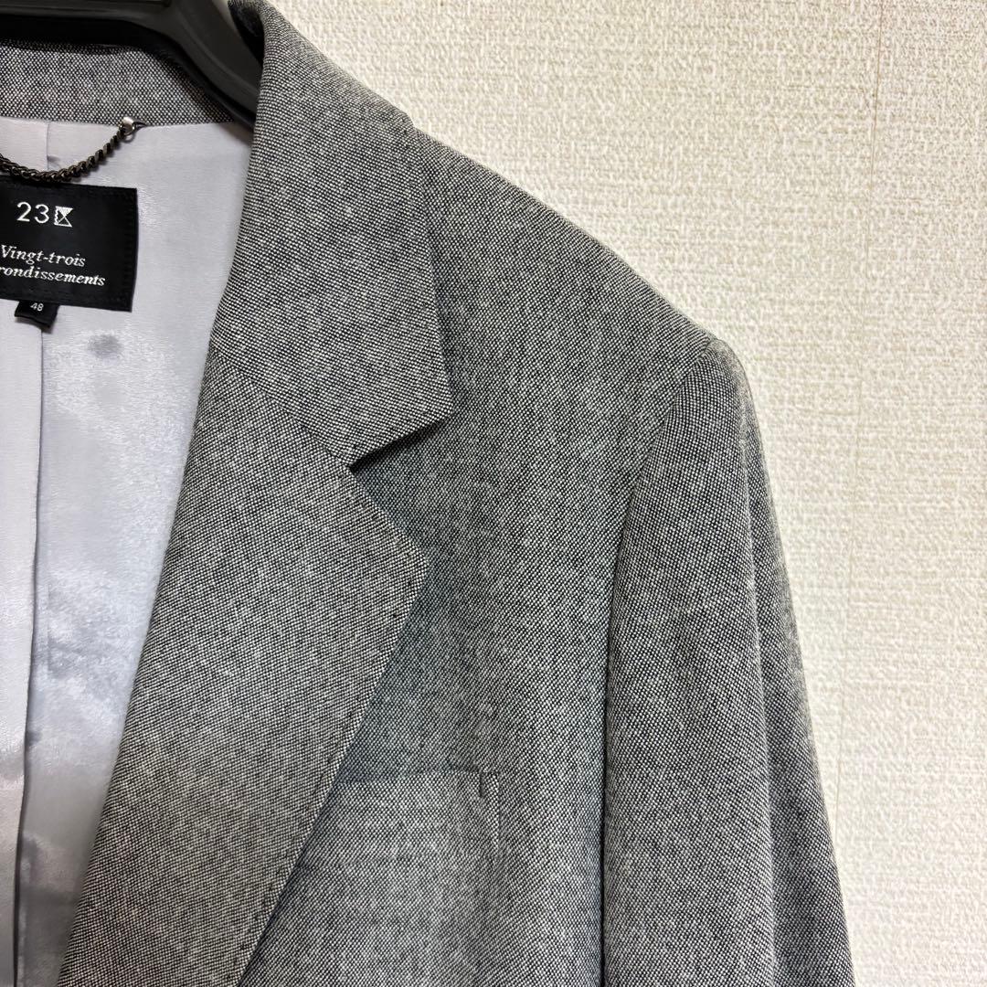 ♦︎美品♦︎23区×INHITEX★テーラードジャケット　大きいサイズ48