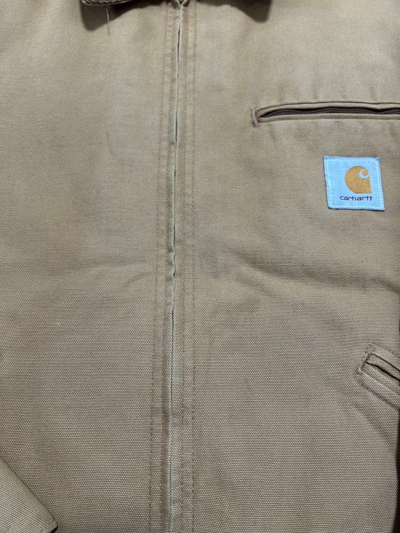 最終値下げ　80's carhartt デトロイトジャケット　赤キルティング