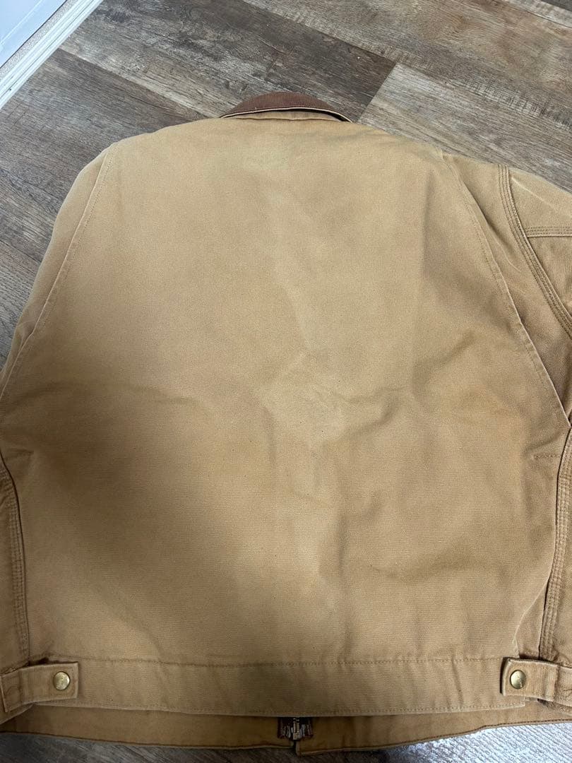 最終値下げ　80's carhartt デトロイトジャケット　赤キルティング