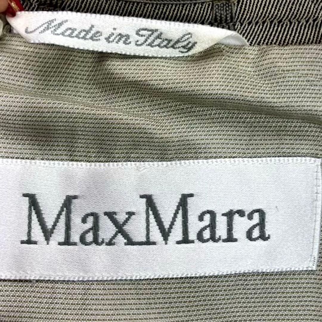 MaxMara トレンチコート　ジャケット　イタリア製　白タグ　ウエストベルト付