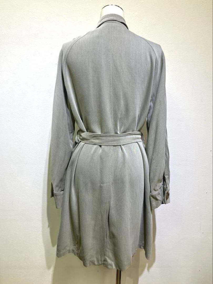 MaxMara トレンチコート　ジャケット　イタリア製　白タグ　ウエストベルト付