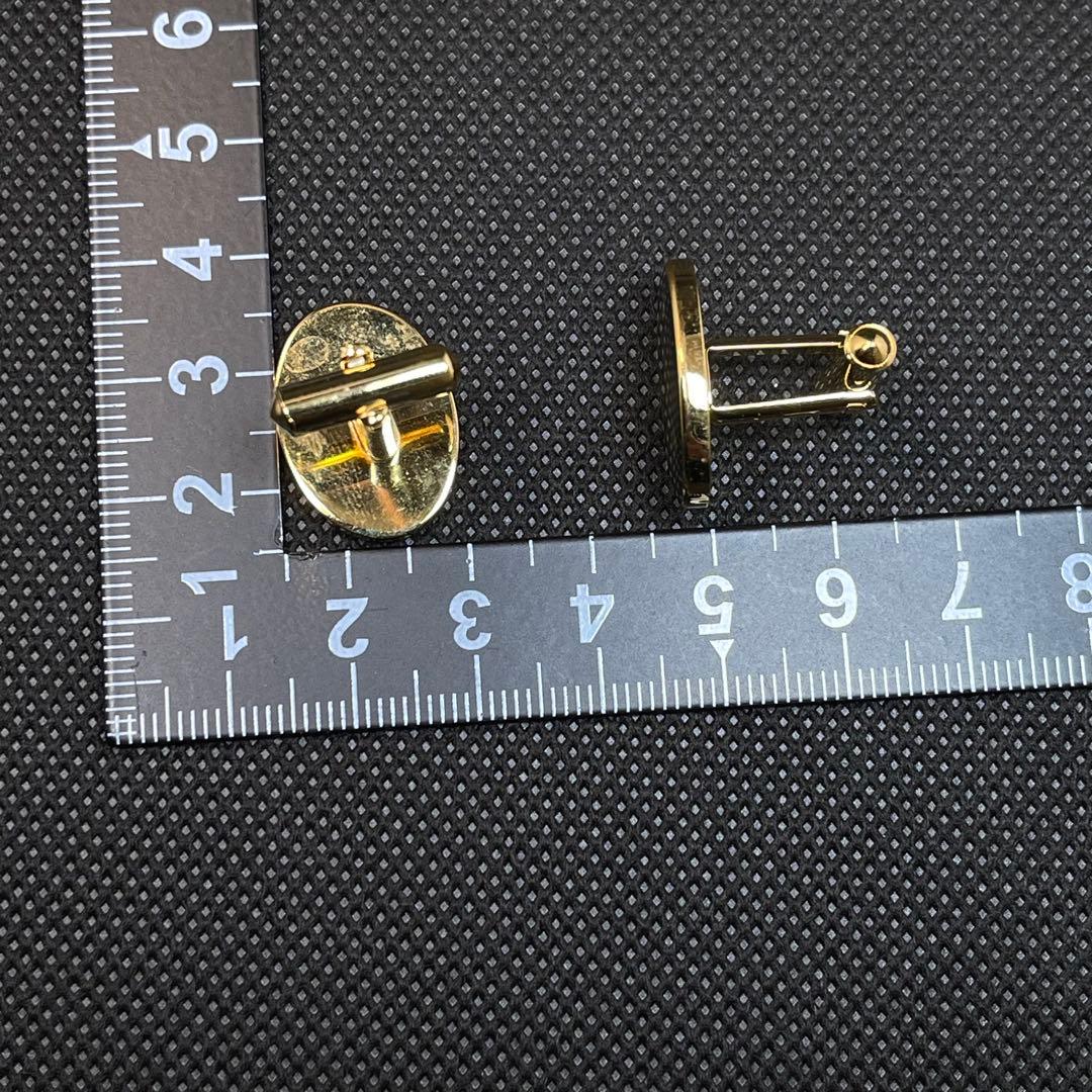Cartier カルティエ　カフス　ラウンド　ゴールド　黒　#A-190