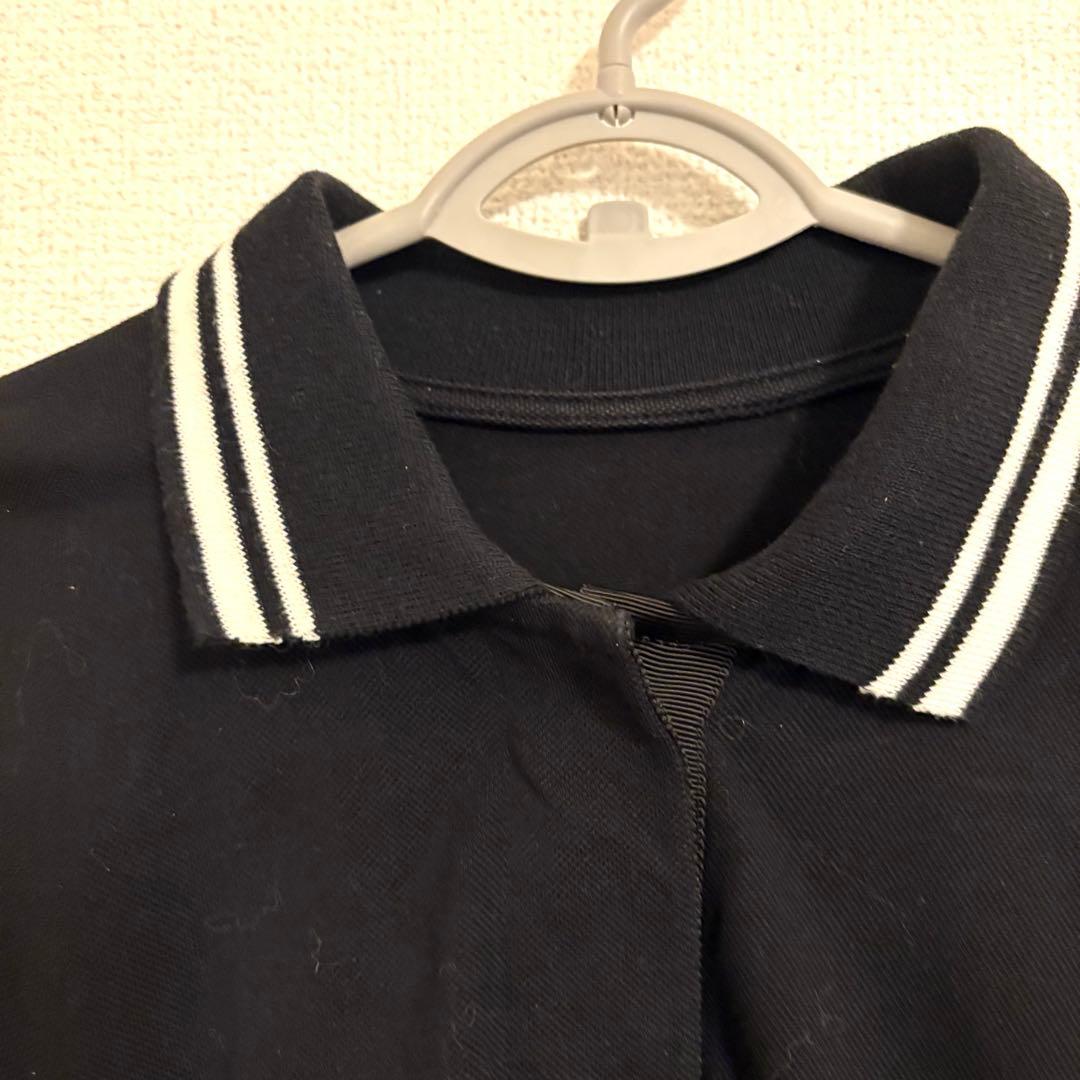 sacai S Pique Polo Shirt ポロシャツ　黒