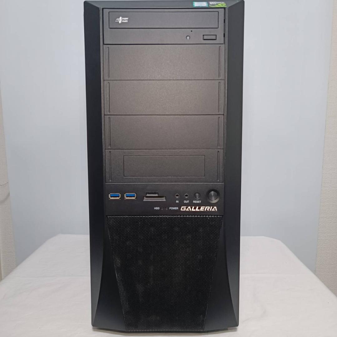 【激安ゲーミングPCフルセット】i7 GTX MS Office搭載 ガレリア