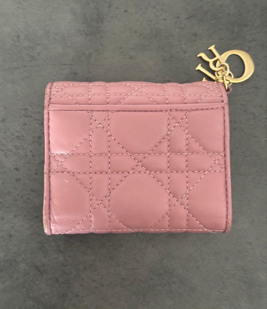 Dior ピンク ミニ財布