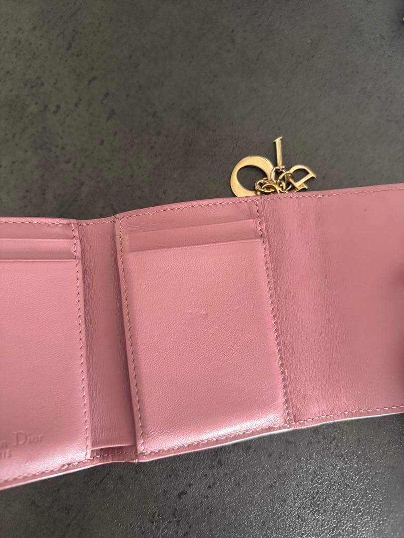 Dior ピンク ミニ財布