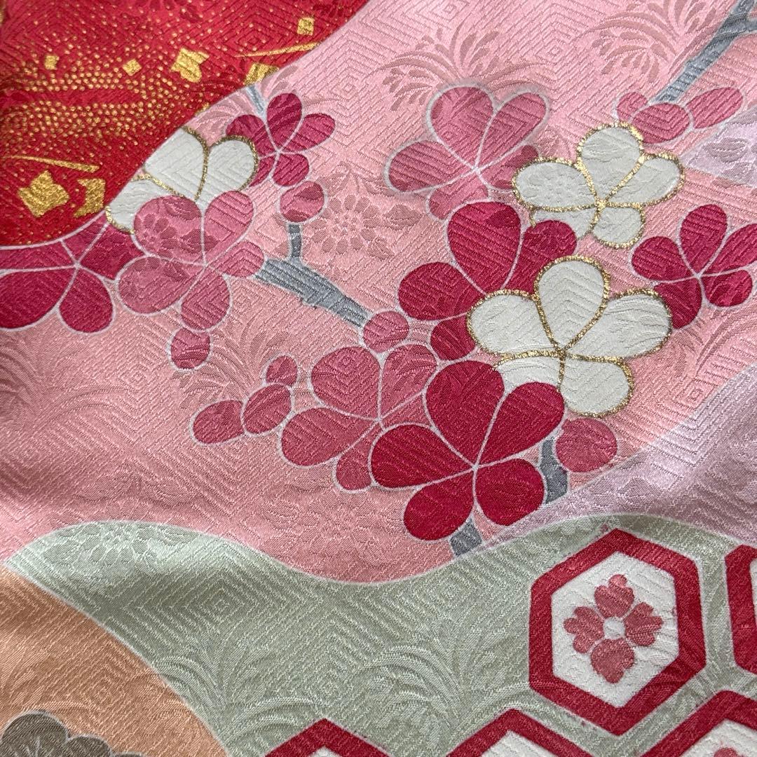 お振袖と帯の2点