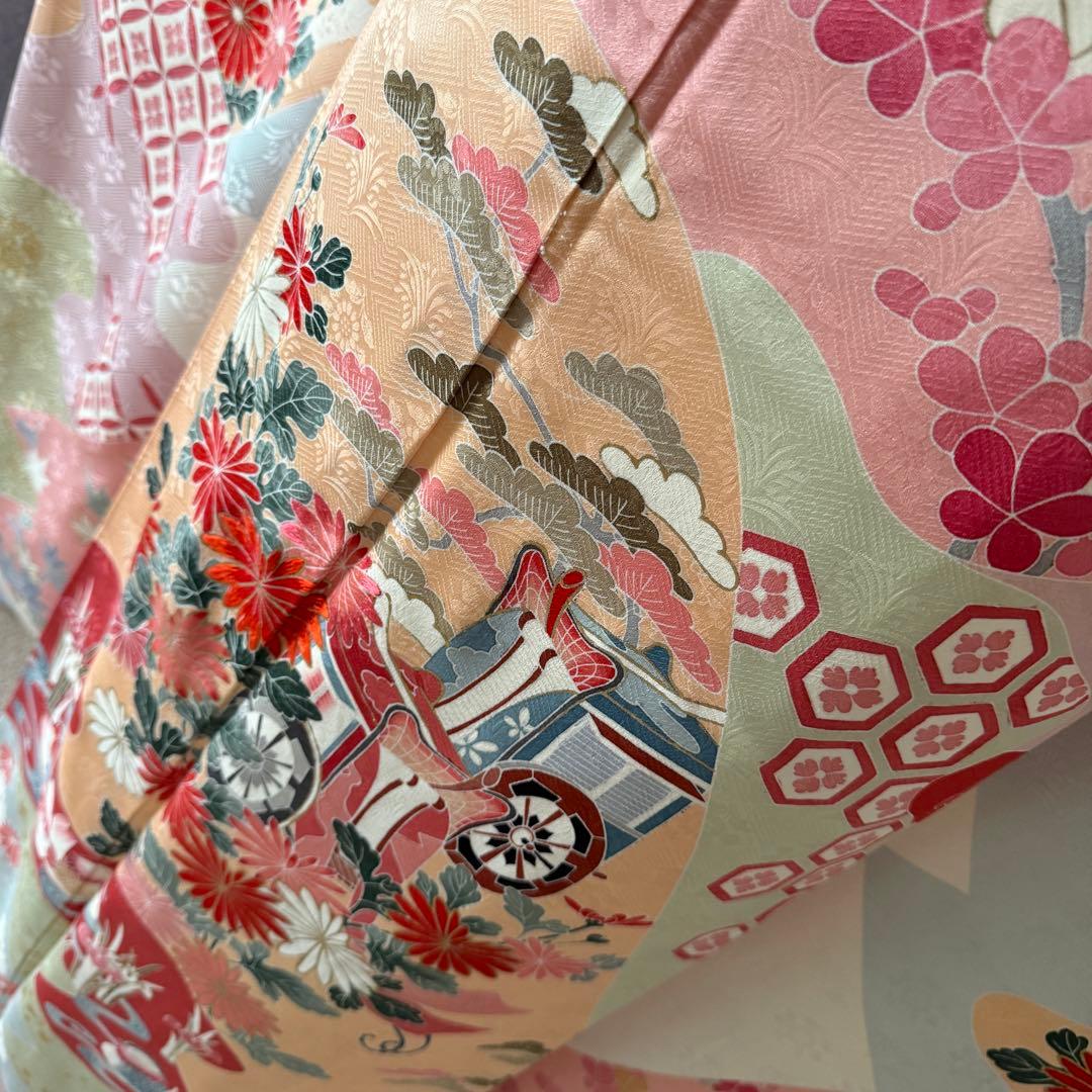 お振袖と帯の2点