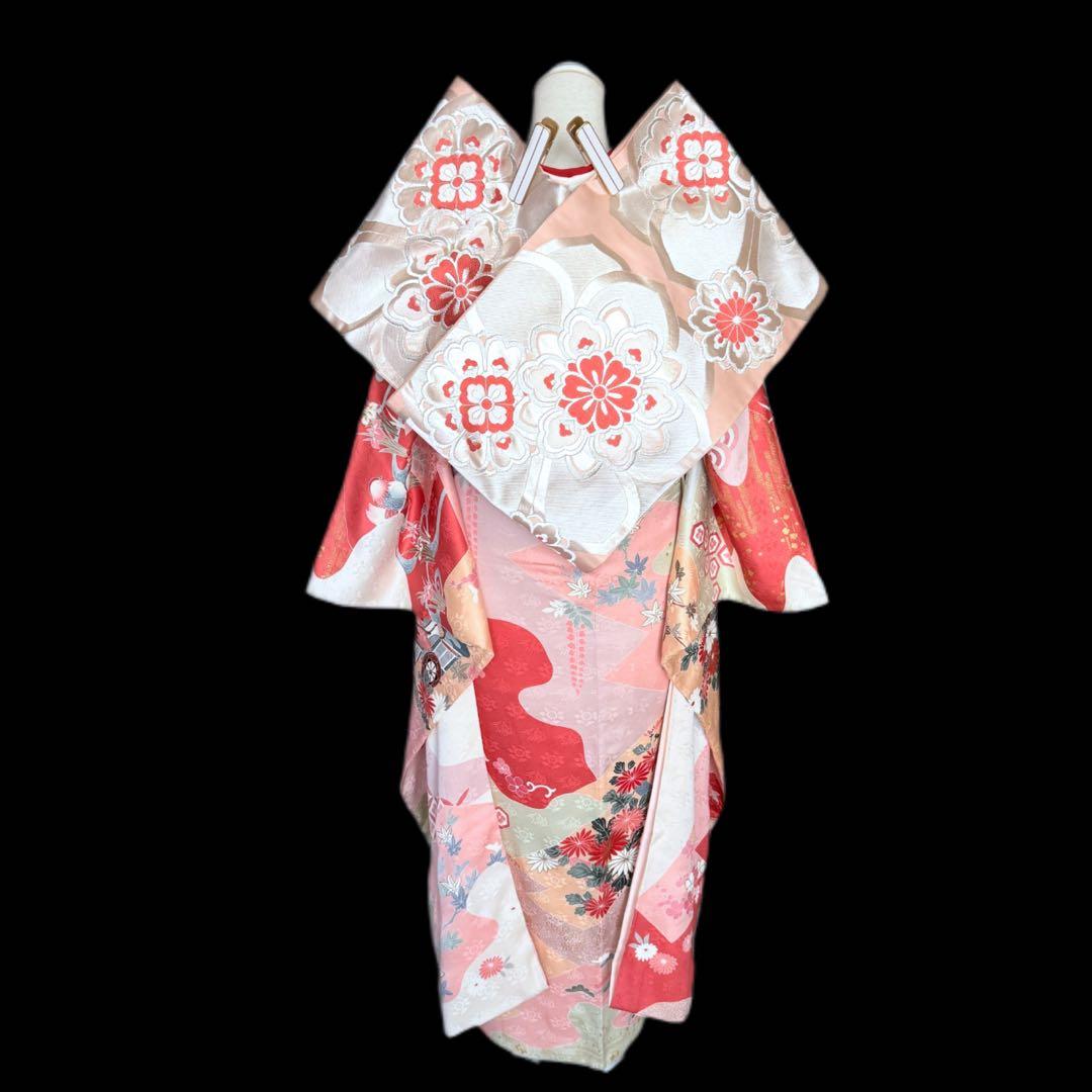 お振袖と帯の2点