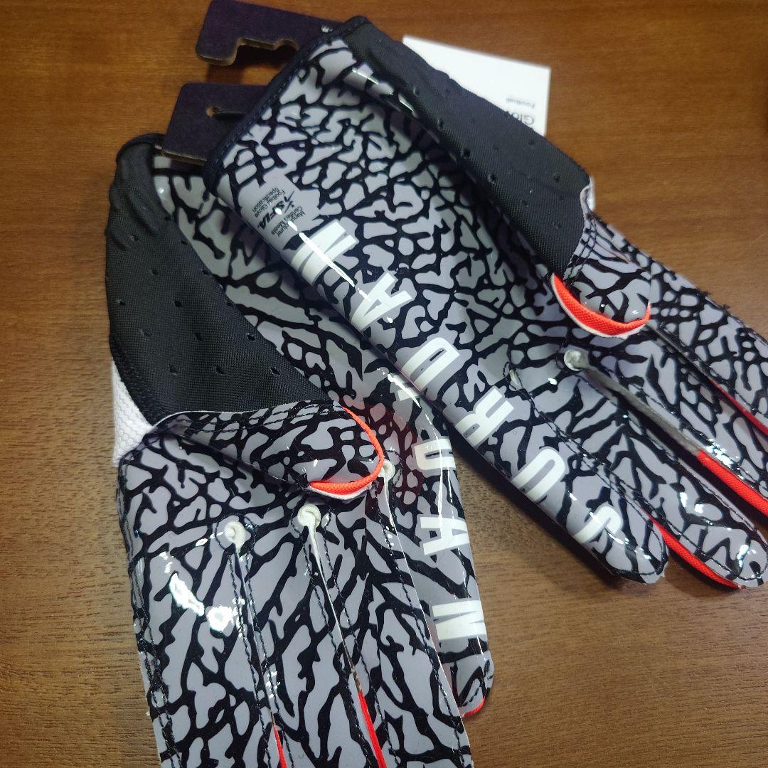 Jordan Jet Gloves M メンズ ホワイト/ブラック/オレンジ
