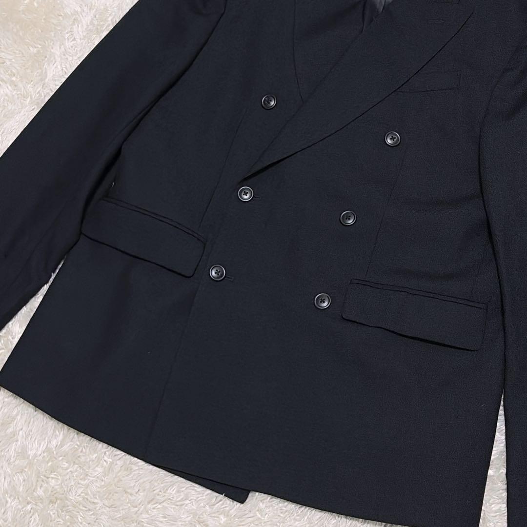 極美品　ZARA ORIGINS ダブルブレストジャケット ブラック　ウール