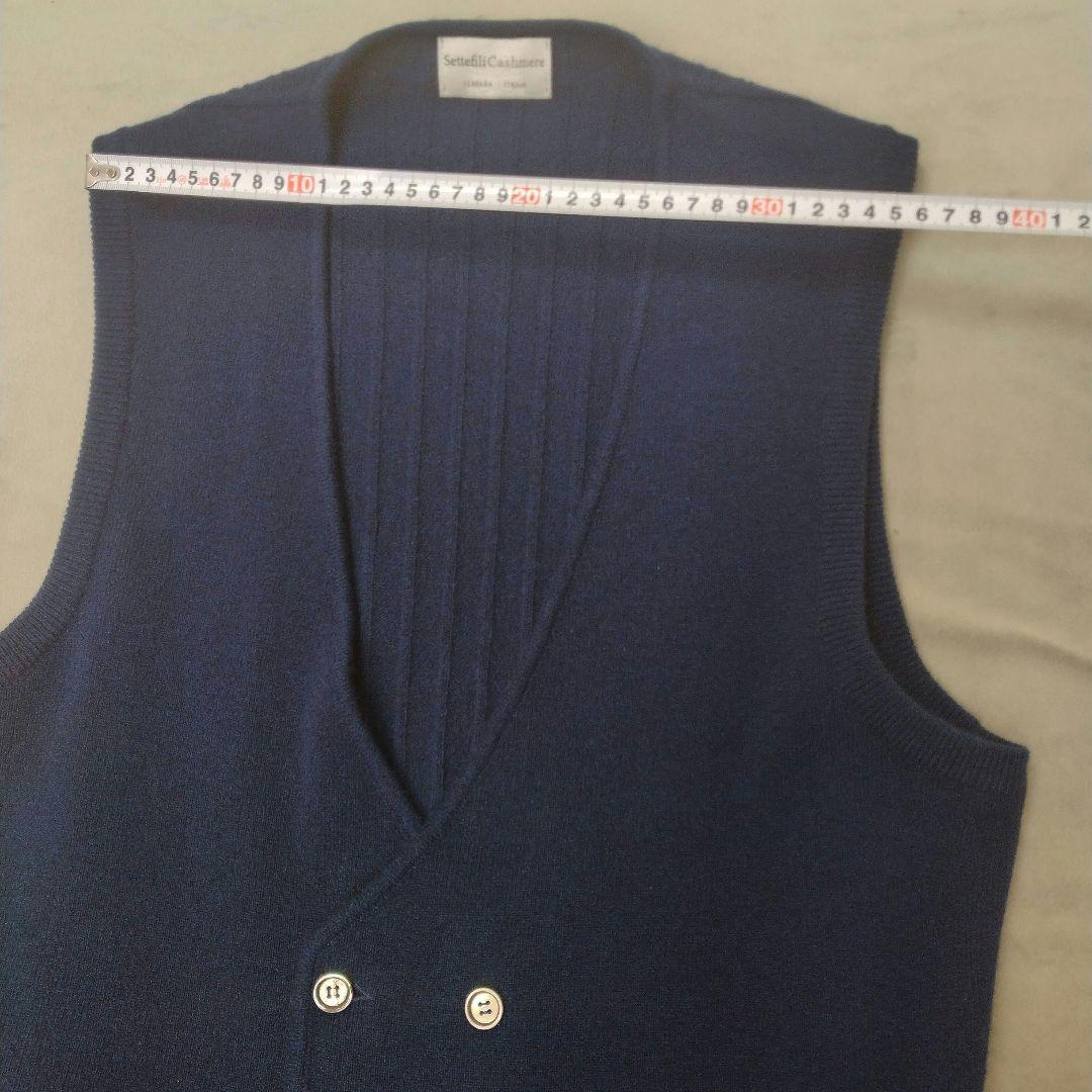 Settefili Cashmere セッテフィーリカシミア ベスト ジレ　Ｌ