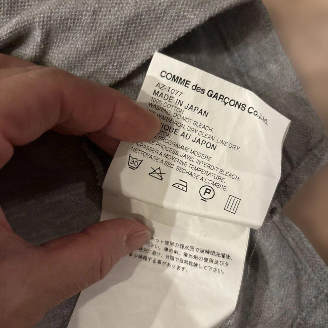 PLAY COMME des GARÇONS グレー ポロシャツ L レディース