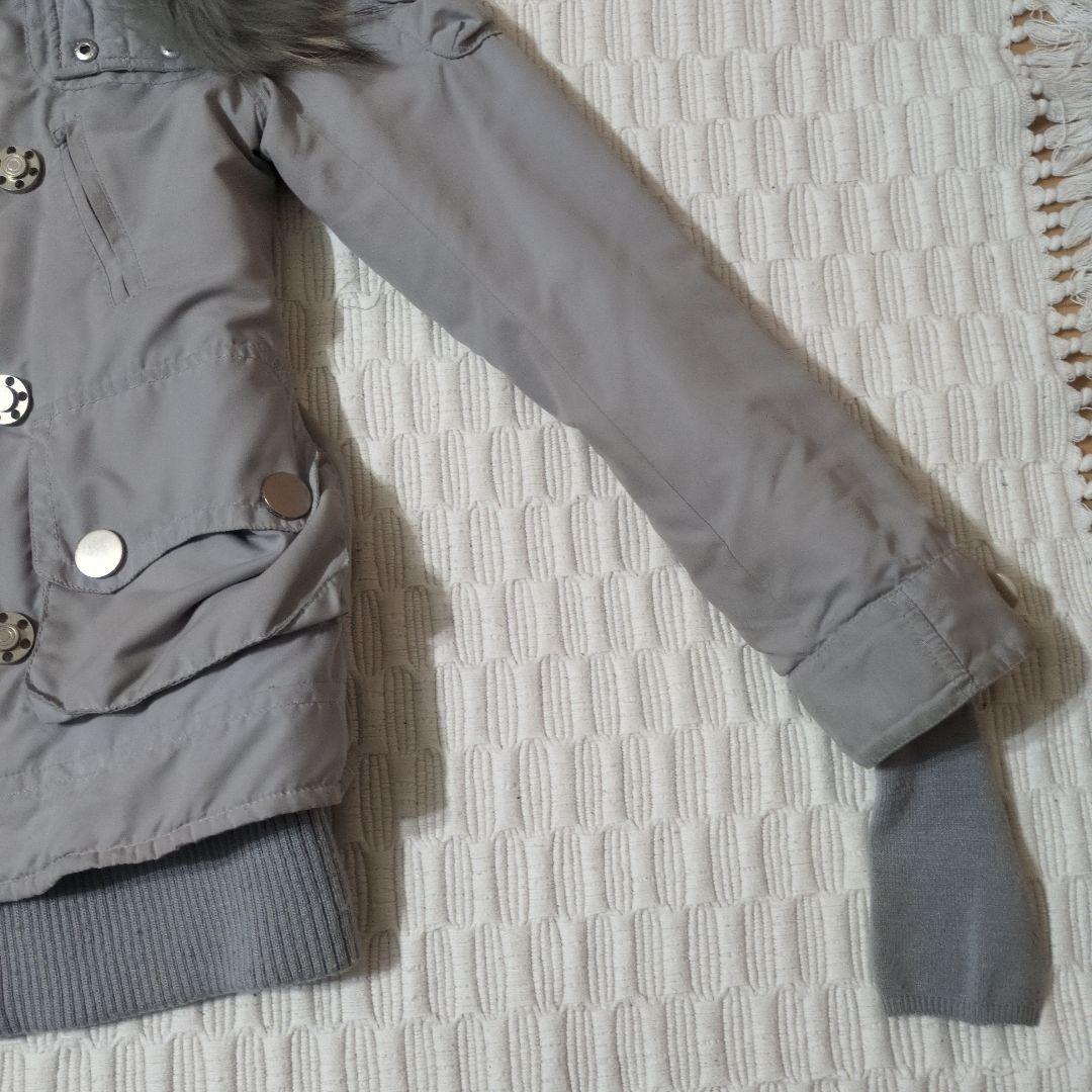 SLY グレー ファー.モッズコート 美品 Y2K.サイズ2・Мサイズ　上戸彩