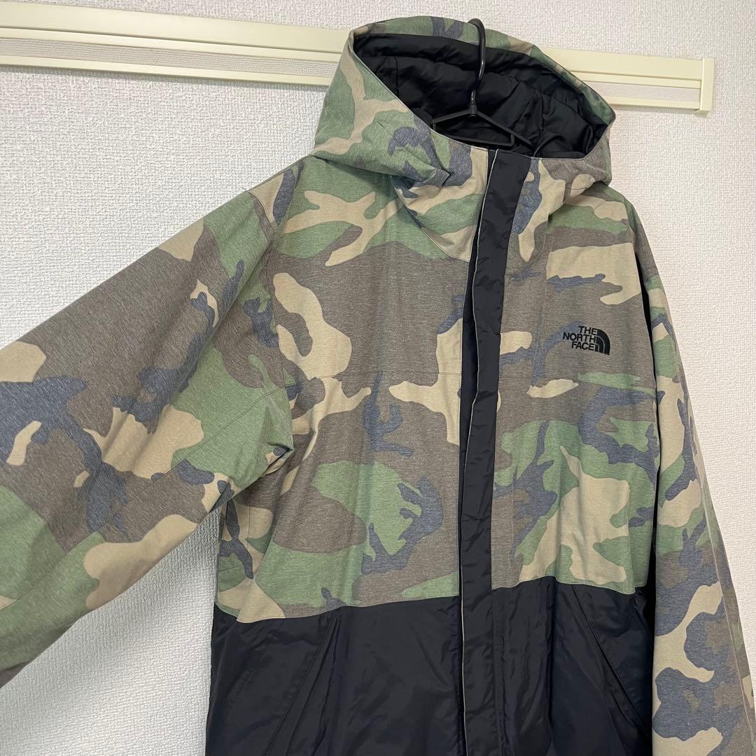 【XXL相当】THE NORTH FACE 中綿ジャケット　カモフラ　迷彩