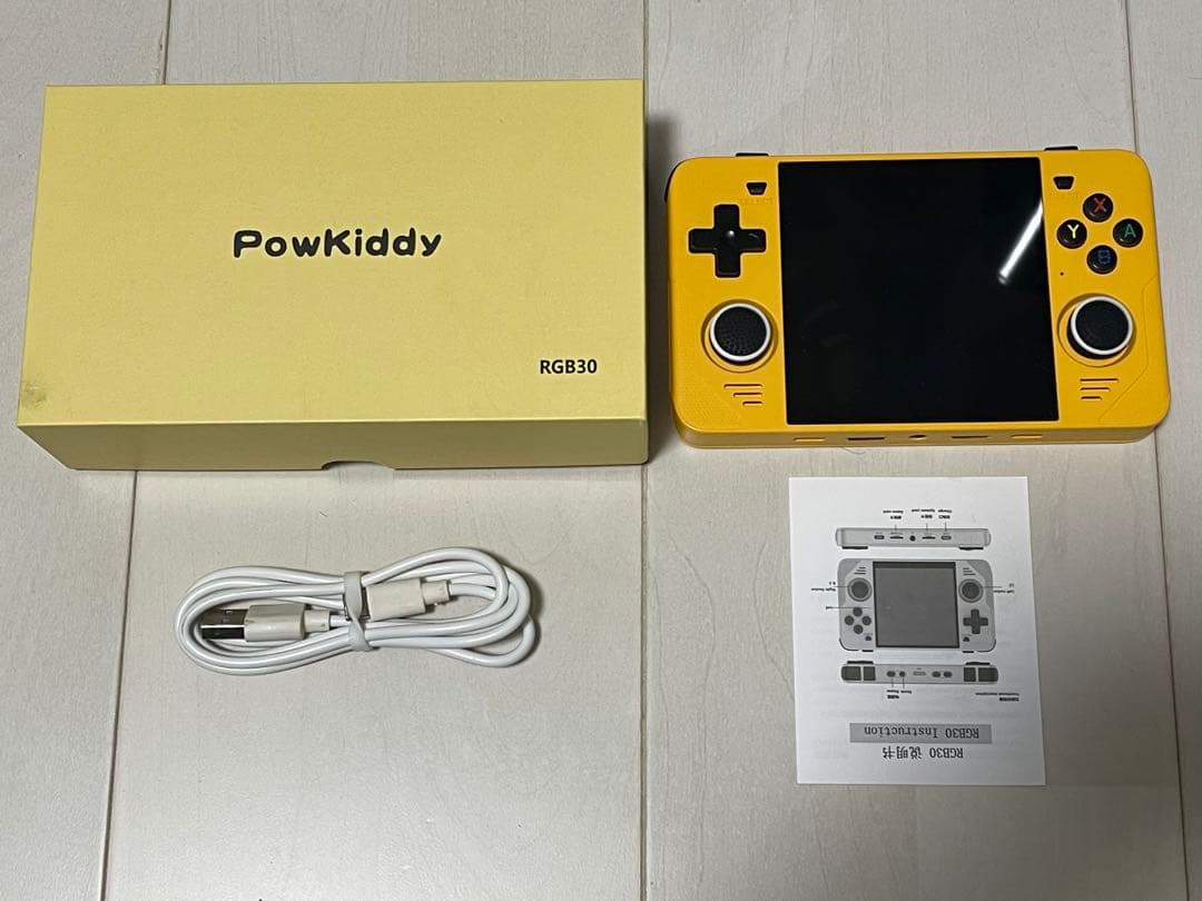 Powkiddy RGB30 イエロー 本体