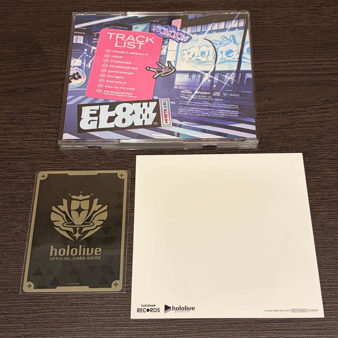 水宮枢　直筆サイン　FLOW GLOW 1st album EC数量限定盤