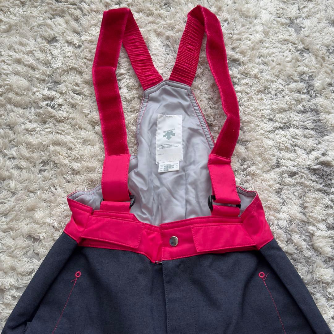 DESCENTE スキーウェア 子ども用 140 ピンク/ブラック