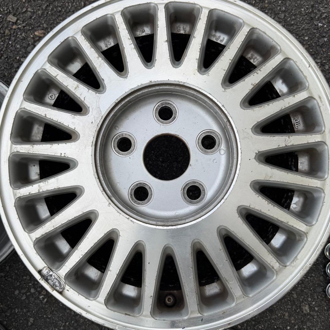 【送料無料】15×6.5J+50 5H 114.3 クラウン純正ホイール