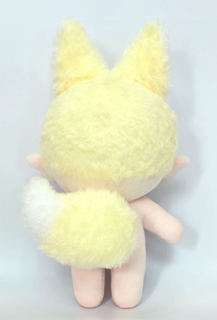 自作 無属性 ぬいぐるみ 骨入り お狐くん 13cm