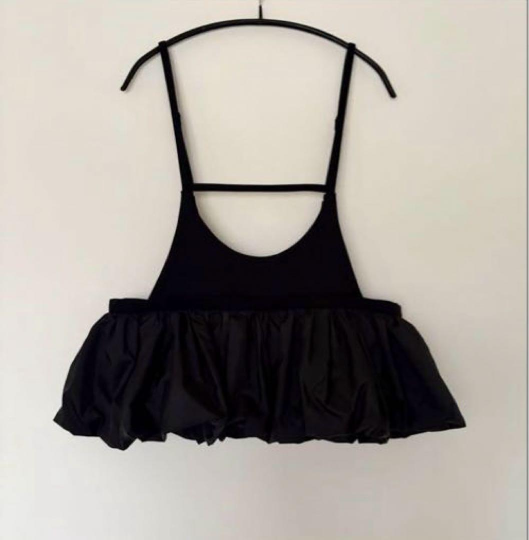 【 最終価格 】poI frill bustier skirt black