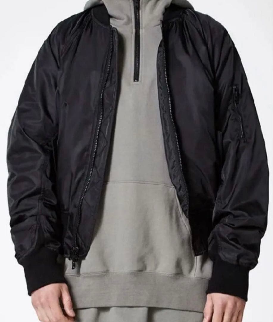 FEAR OF GOD ESSENTIALS MA-1 ブラック L