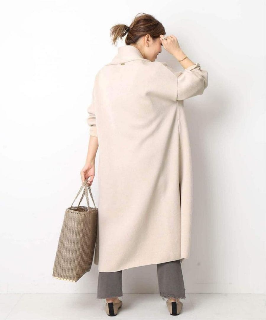 【極美品✨】ドゥーズィエムクラス Twinscotton ロングガウン ベージュ