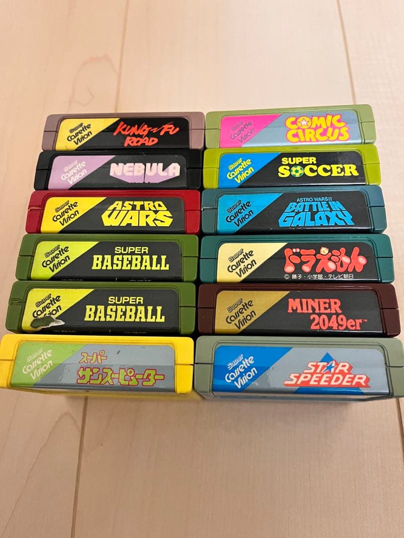 q*t様 スーパーカセットビジョン　ソフト　まとめ売り　動作未確認　レトロゲーム