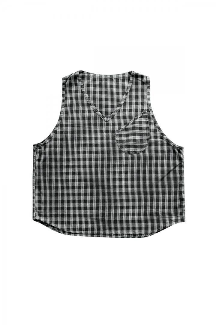 トップス Porter Classic PALAKA V-NECK VEST BLACK