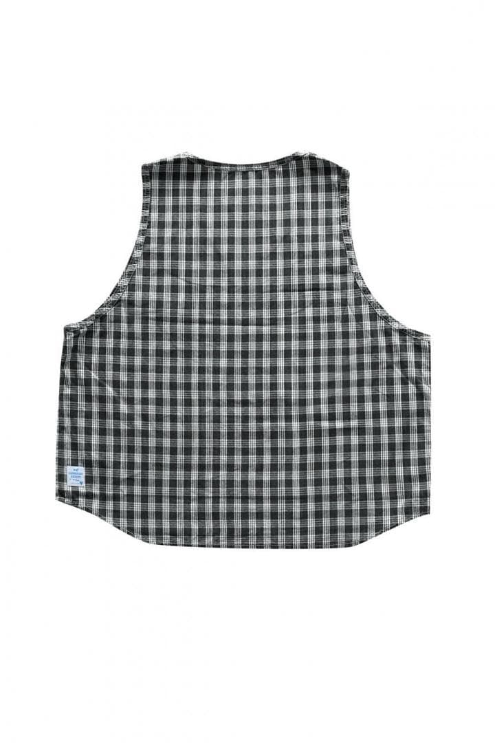 トップス Porter Classic PALAKA V-NECK VEST BLACK