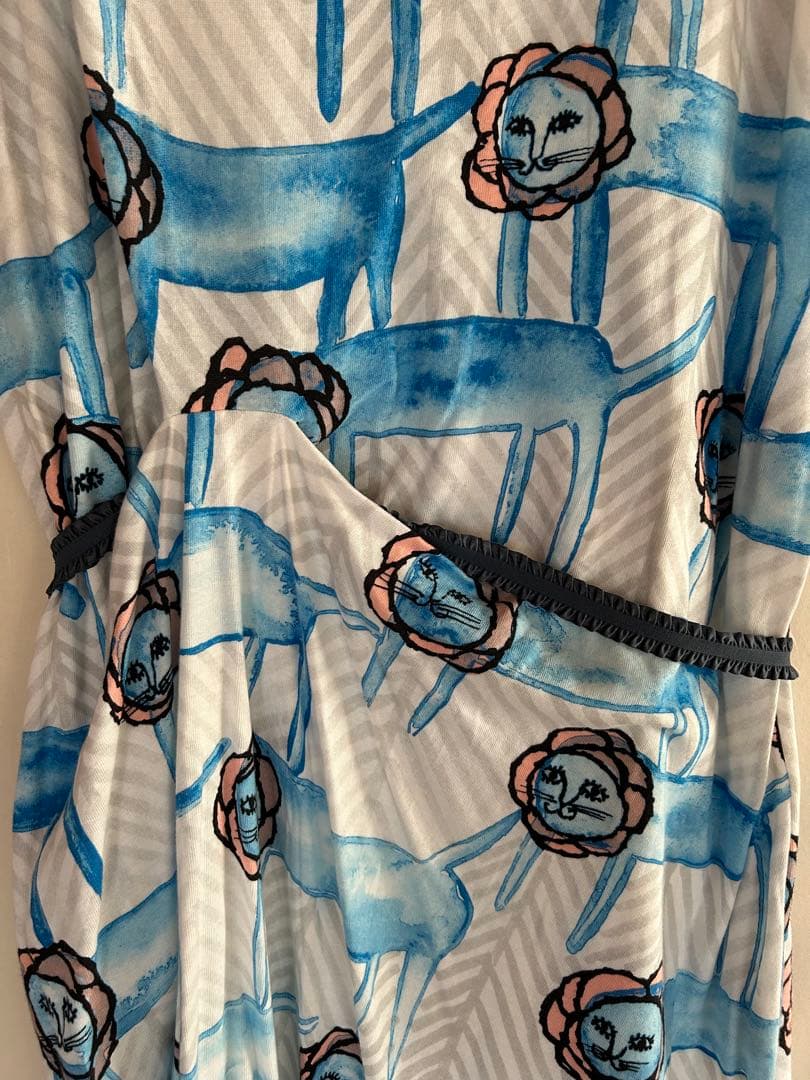 ミナペルホネン☆ワンピース look 38 blue