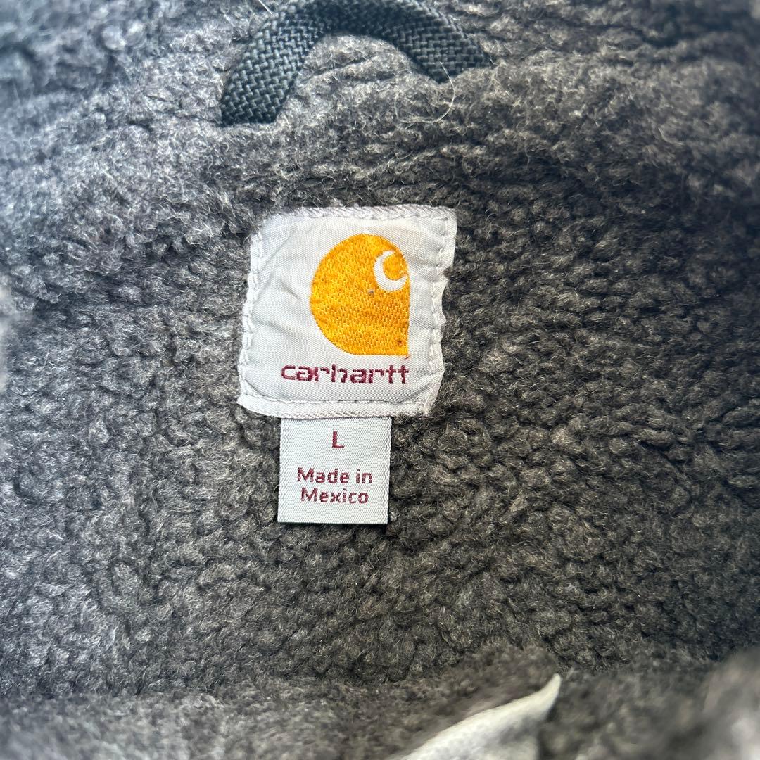 カーハート　carhartt ダックベスト　グッドフェード　ボア　L グレー