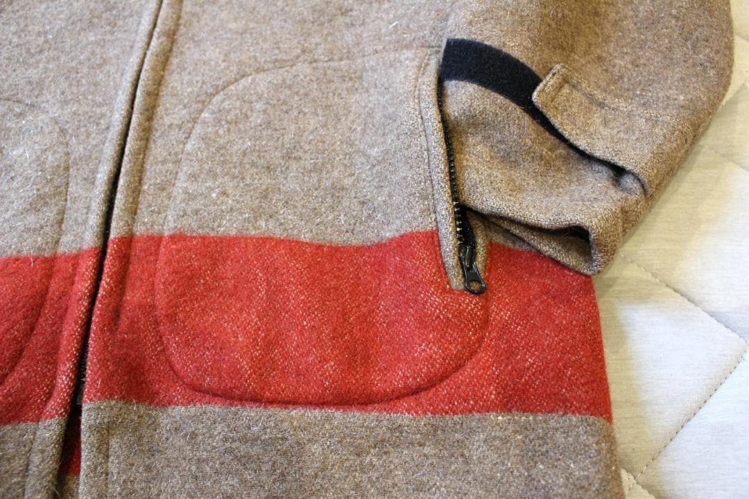 スイス軍 ブランケットダッフル フーデット ウールコート