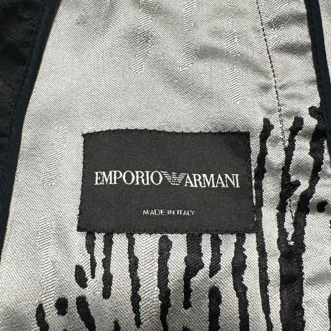 黒龍　EMPORIO ARMANI 指紋柄 ボンバージャケット　46