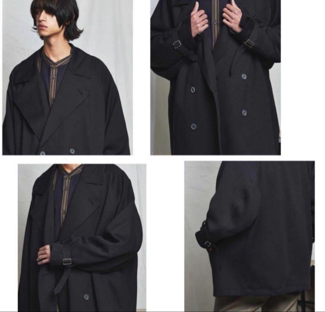 美品✨maison special プライムオーバーツイルダブルショートコート