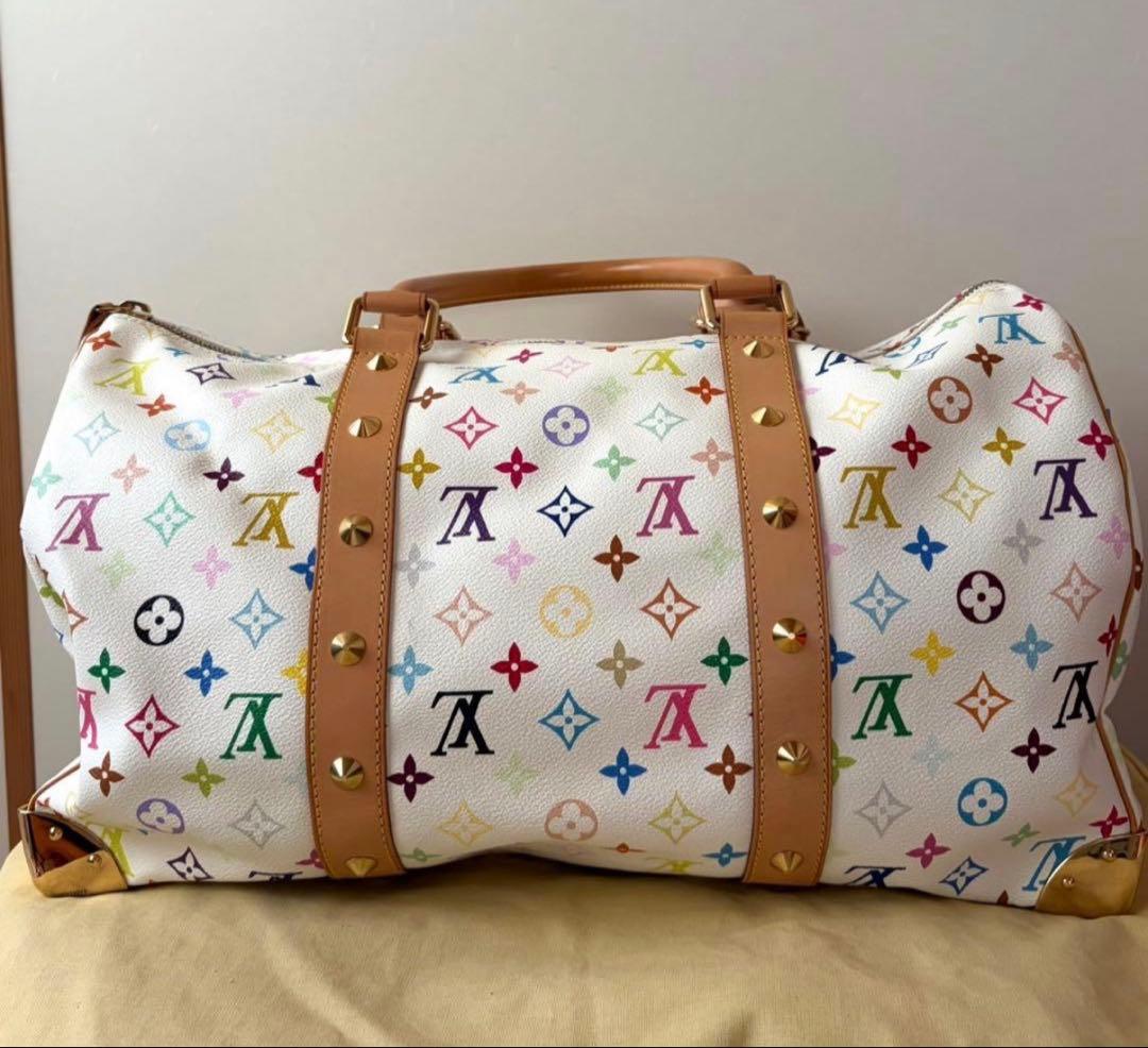 LOUIS VUITTON マルチカラー キーポル45ボストンバッグ