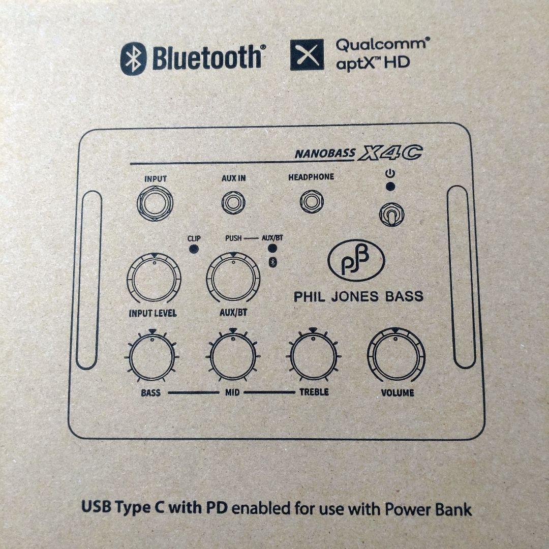 【ほぼ未使用】PJB NANOBASS X4C ベースアンプ