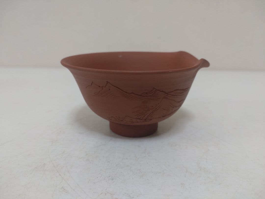 煎茶道具まとめて　備前焼　常滑焼　煎茶碗　湯冷まし