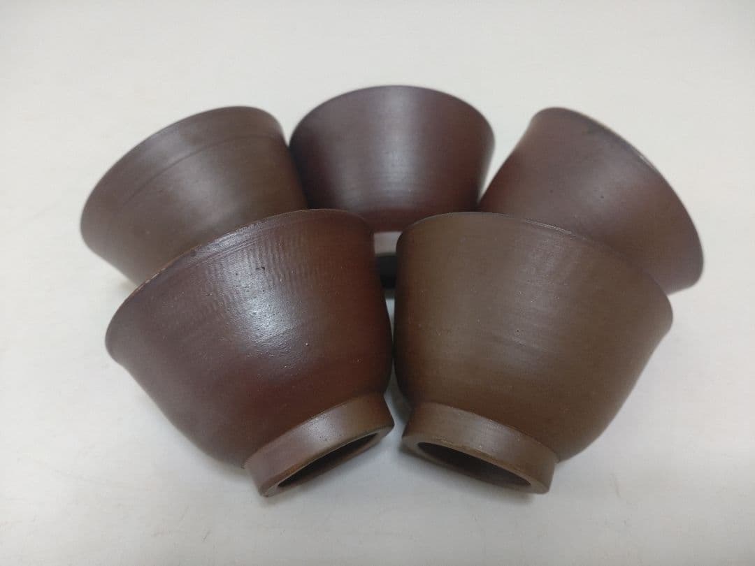 煎茶道具まとめて　備前焼　常滑焼　煎茶碗　湯冷まし