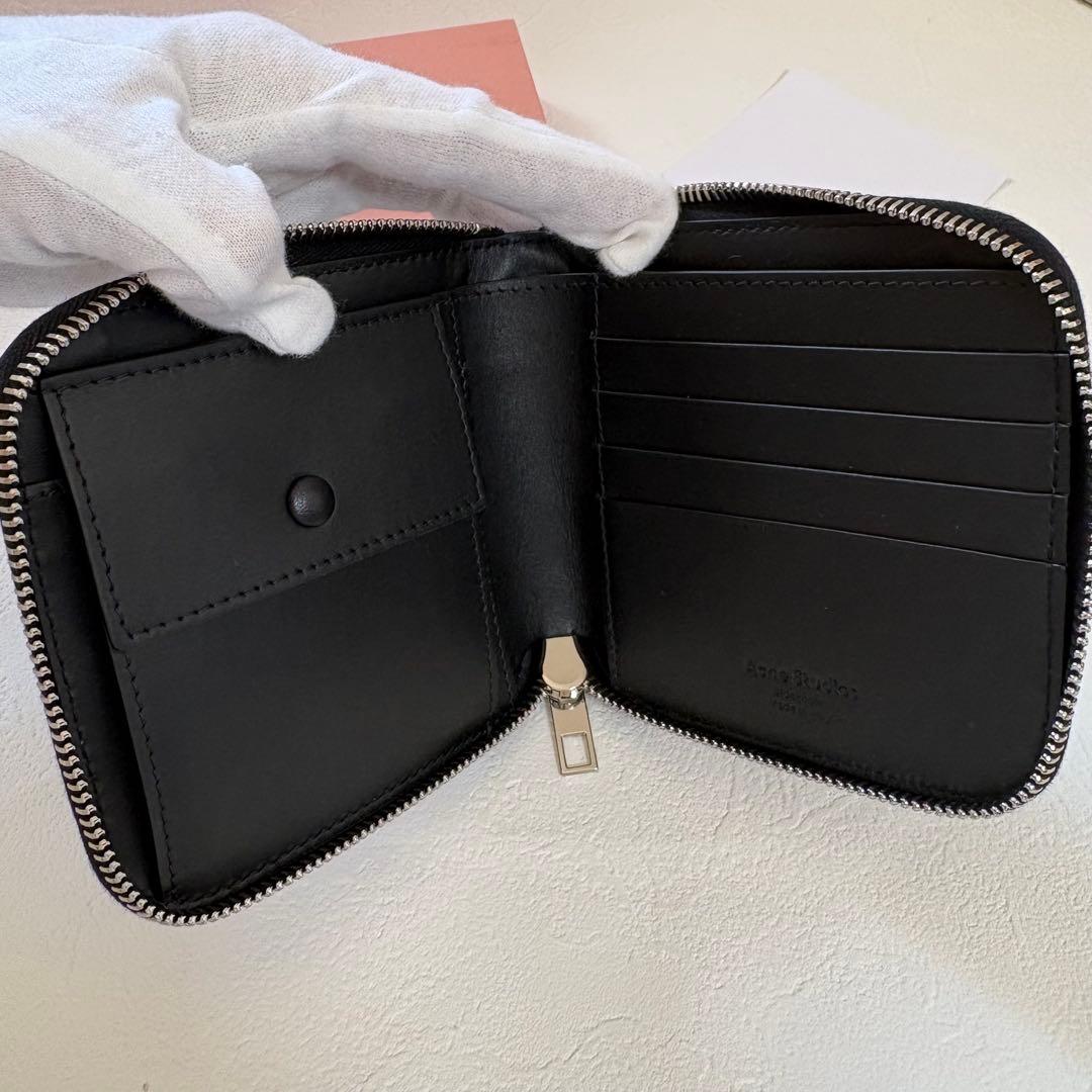 ACNE STUDIOS ジッパーウォレット 2つ折り 財布 レザー