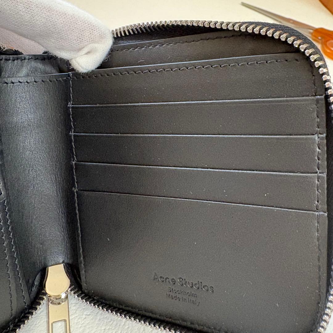 ACNE STUDIOS ジッパーウォレット 2つ折り 財布 レザー