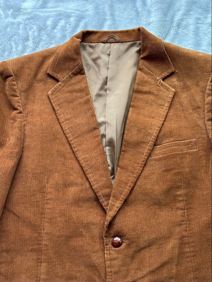 ダ*ビ様 Sears コーデュロイ　テーラード3点セット70-80s デッドスト