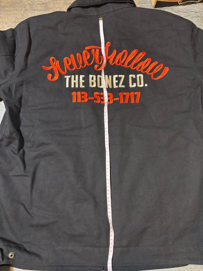 the bonez ダックジャケット 黒　受注生産 ザボーンズ　サイズXL