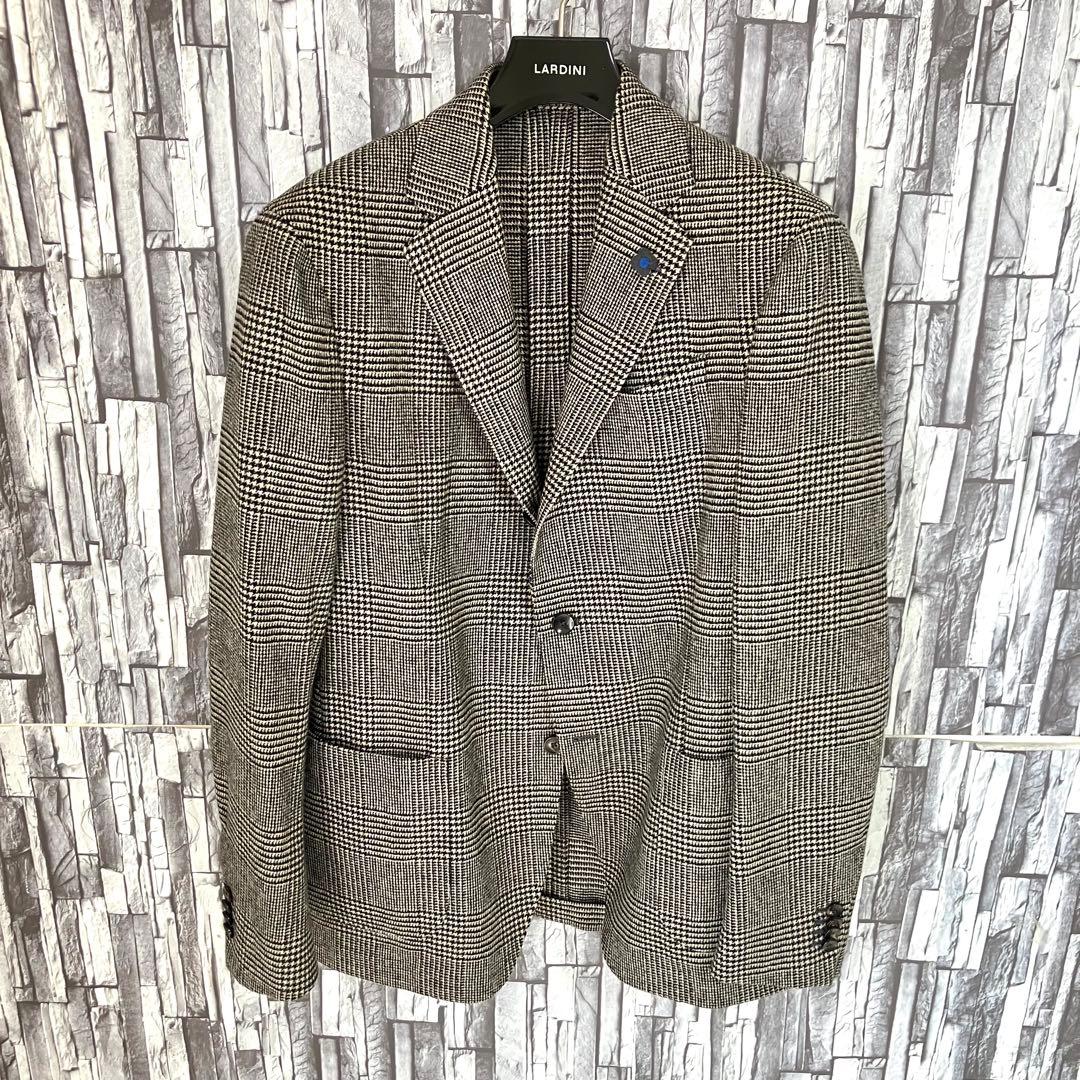 LARDINIラルディーニ・ExclusiveFabric・グレンチェック50