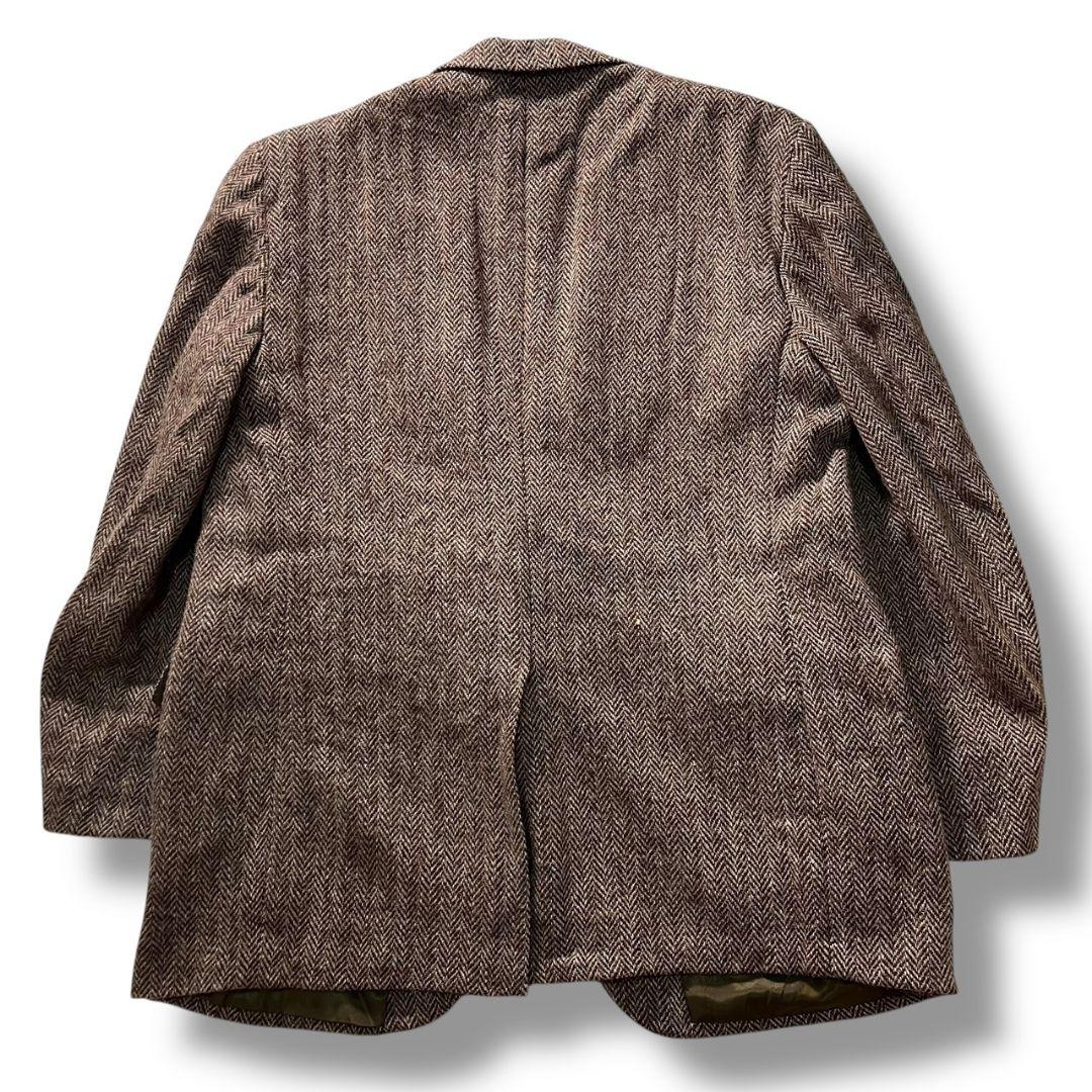 90s USA製 Harris Tweed ツイードジャケット ヘリンボーン