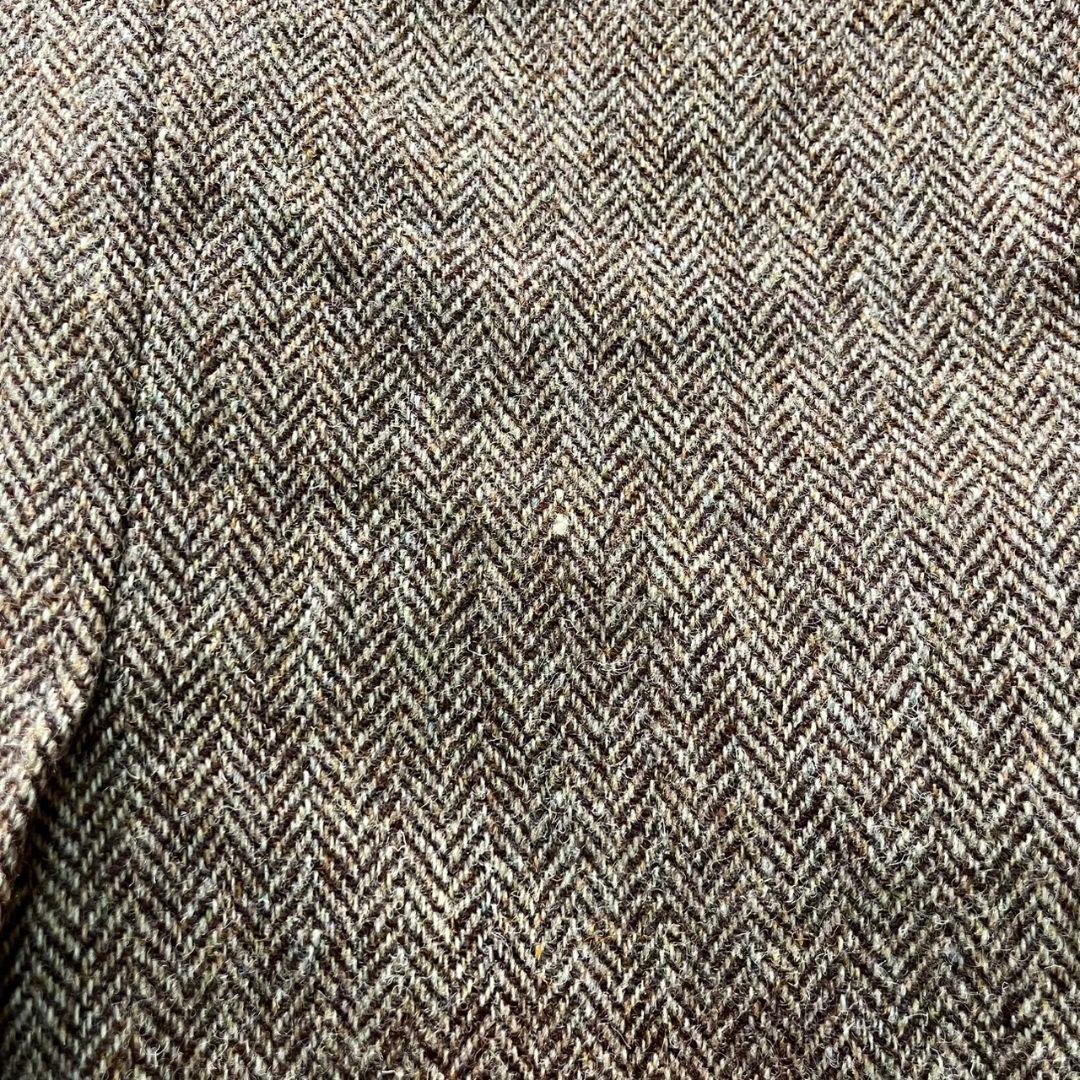 90s USA製 Harris Tweed ツイードジャケット ヘリンボーン