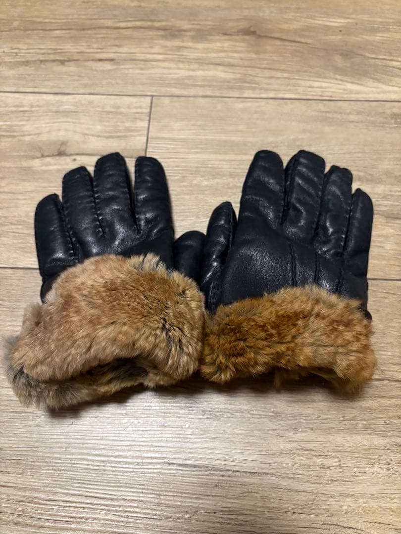 Gloves FRATELLI FORINOラビットファーレザーグローブ